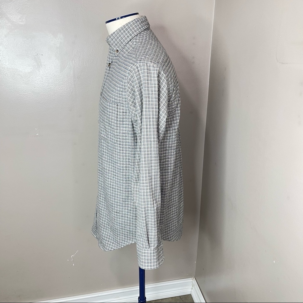 Vintage Mens Casual Plaid Flannel Shirt Size Small - Picture 5 of 16